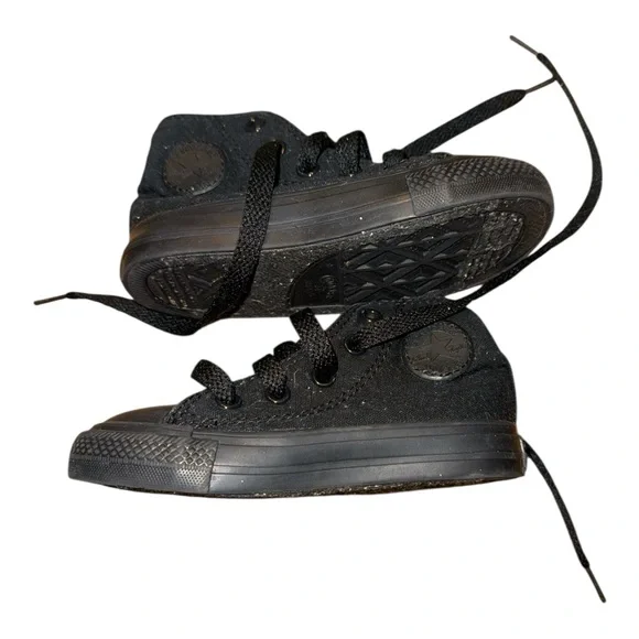 2/$20 Converse Chuck Taylor All Star High-Top Sneaker - Infant - All Black - Picture 4 of 5